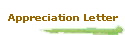 Appreciation Letter