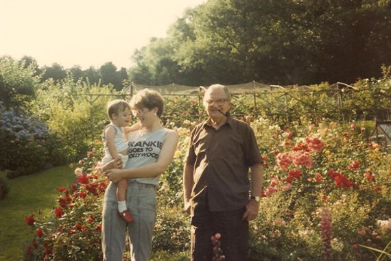 John with 2 grandchildren 1984