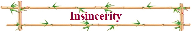 Insincerity