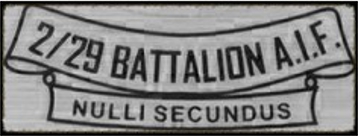 2-29 Battalion AIF
